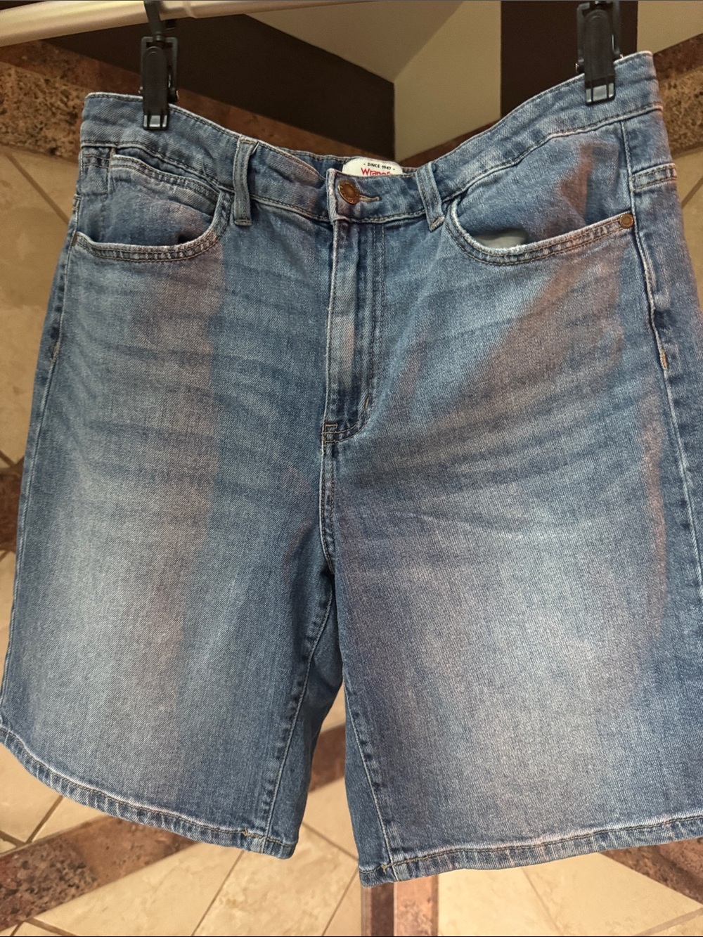 Wrangler Women's Medium Blue Denim Jean Shorts